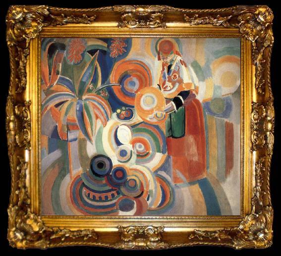 framed  Delaunay, Robert Tall Portuguese-s fem, ta009-2